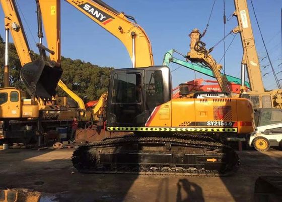 CE 0.9M3 Sany 215-9 Second Hand Crawler Excavator