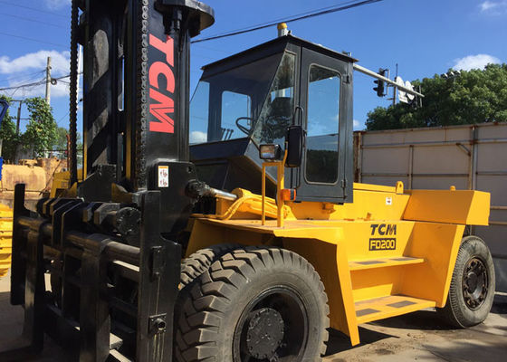 Second Hand Forklift TCM FD200 Capacity 20T Original Made In Japan
