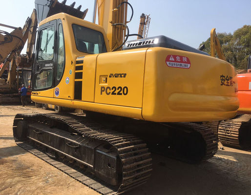 0.9m3 Bucket PC220 5.5km/H 2016 Year Used Komatsu Excavator