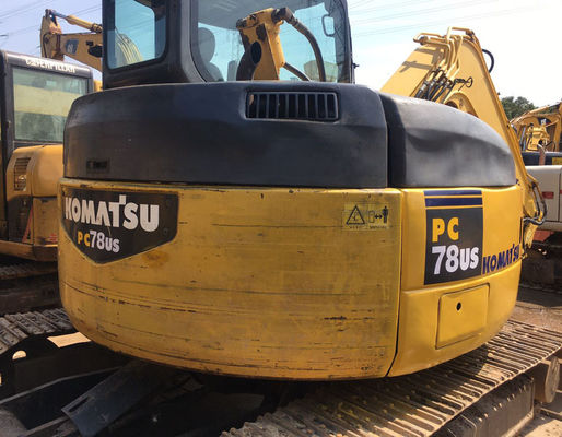 Crawler 2016 Year PC78US 5.5km/H Used Komatsu Excavator