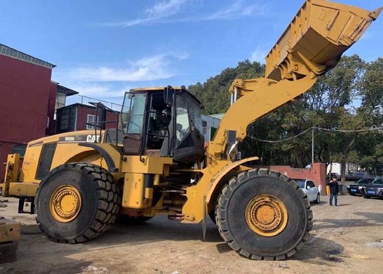 Yellow 1615Nm 1800rpm 318hp Used CAT Wheel Loader