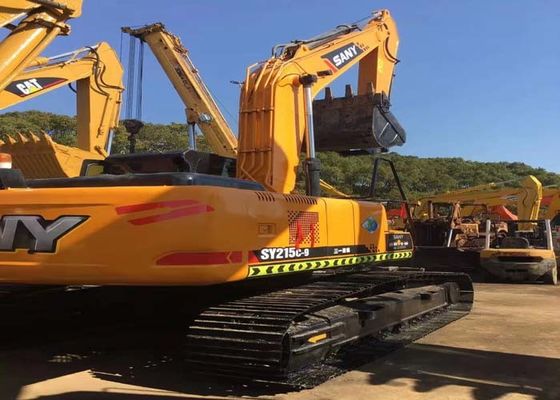 CE 0.9M3 Sany 215-9 Second Hand Crawler Excavator