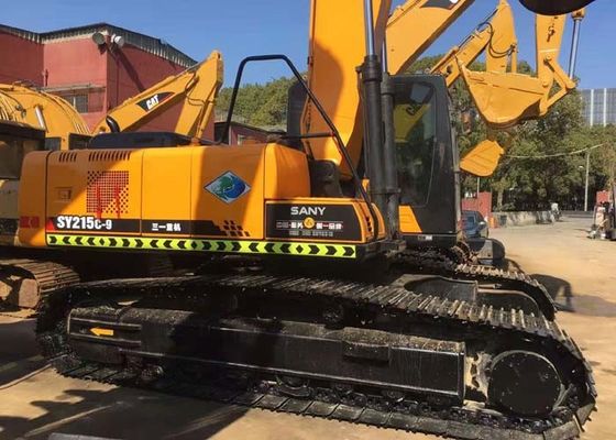 CE 0.9M3 Sany 215-9 Second Hand Crawler Excavator